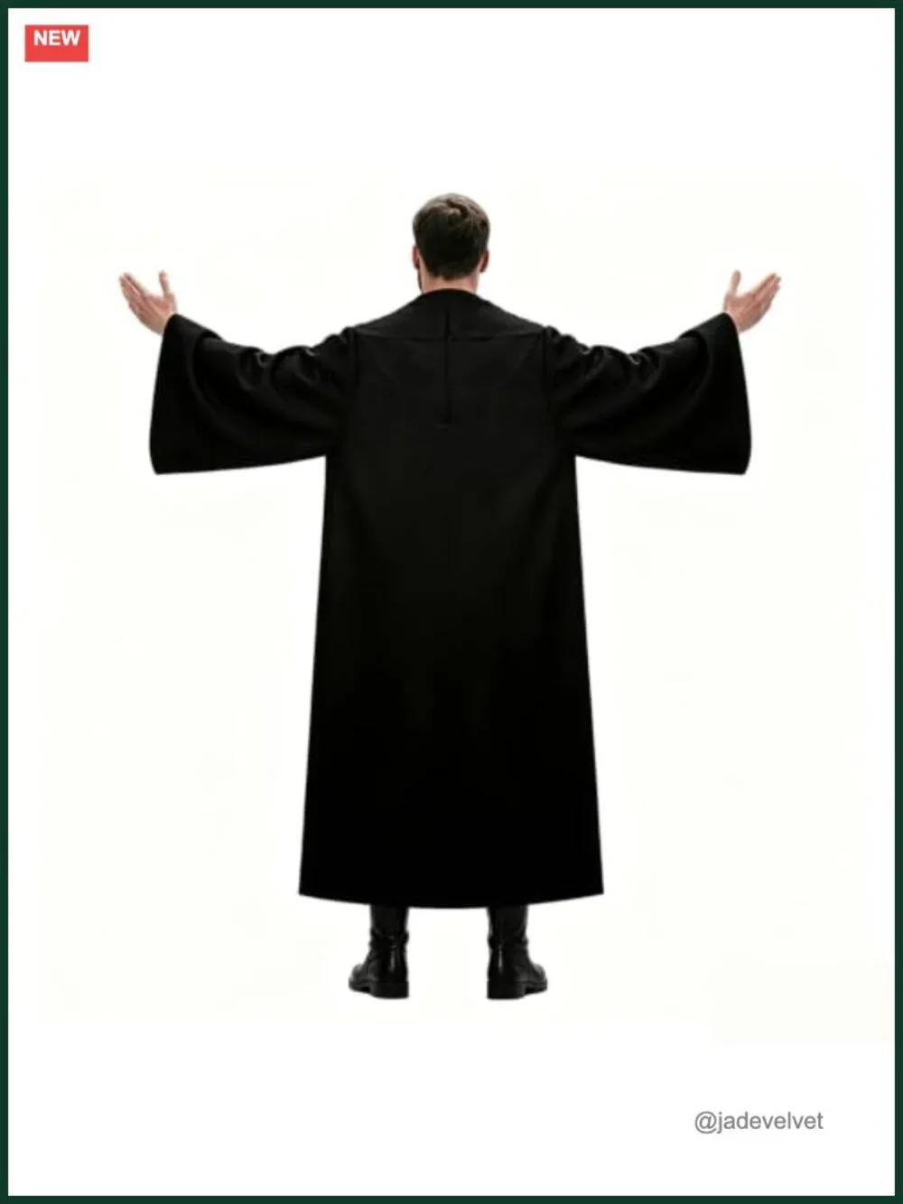 Adult Medieval Hooded Cape Costume Cosplay Knight Wizard Cloak Polyester